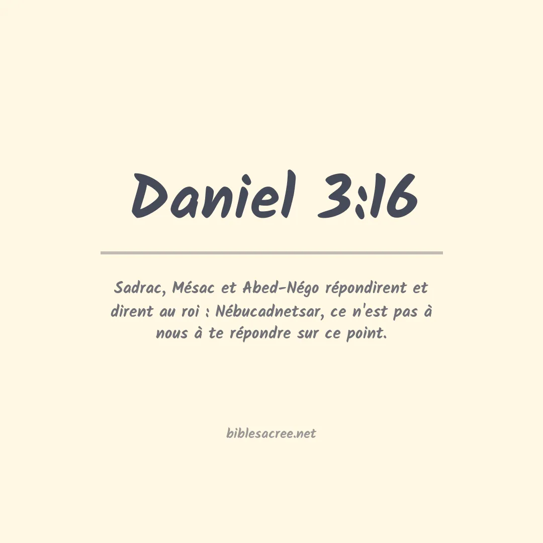 Daniel - 3:16