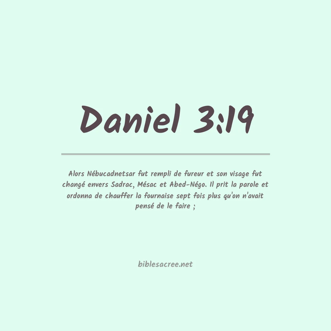 Daniel - 3:19