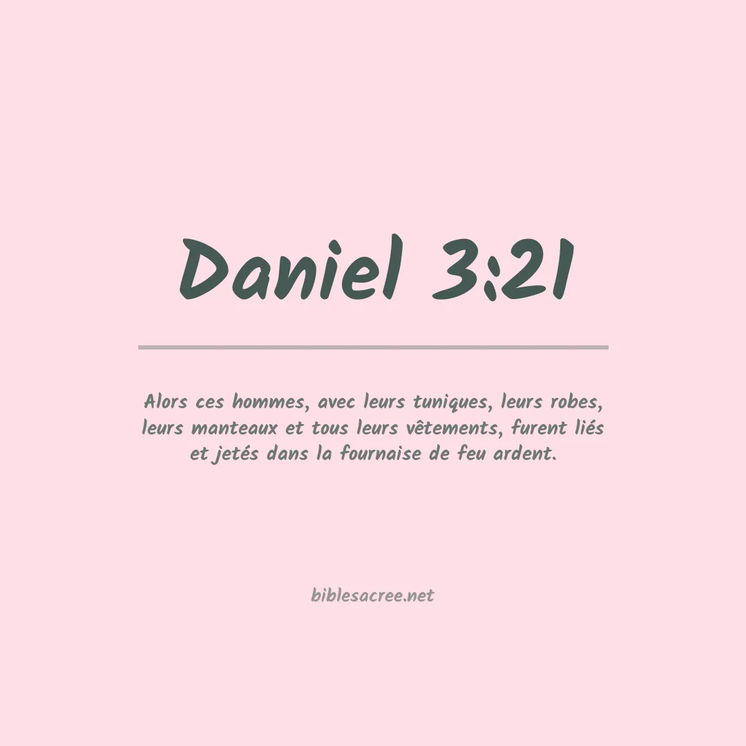Daniel - 3:21
