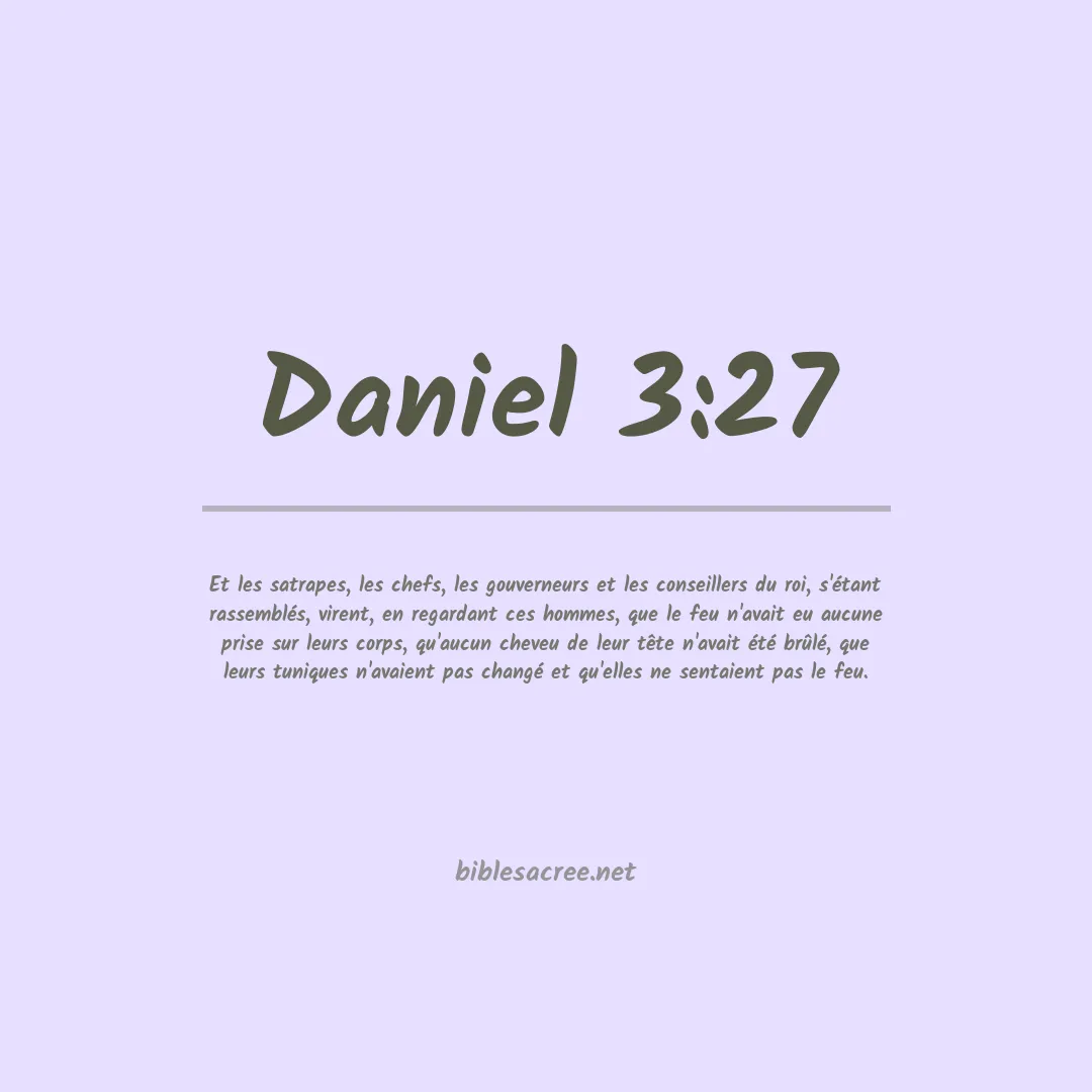 Daniel - 3:27