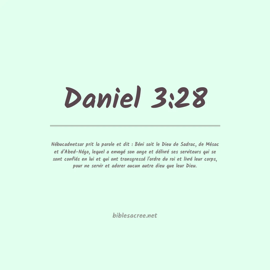 Daniel - 3:28