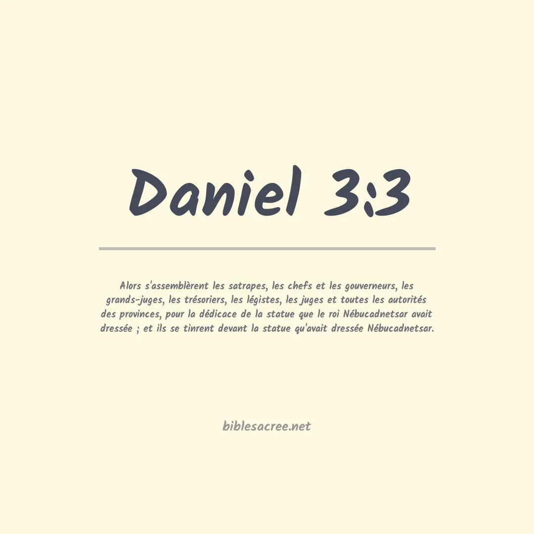 Daniel - 3:3