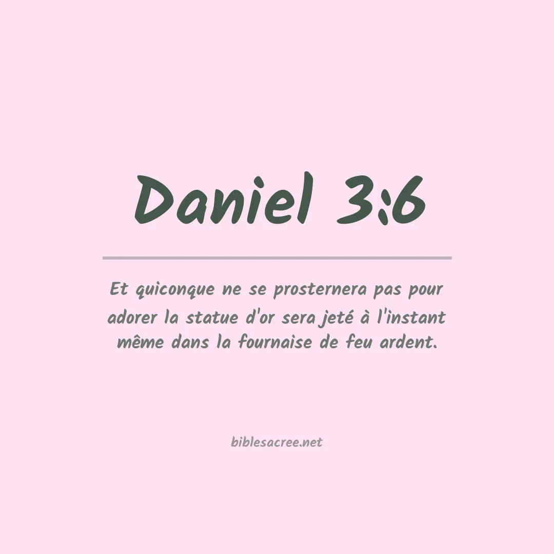 Daniel - 3:6