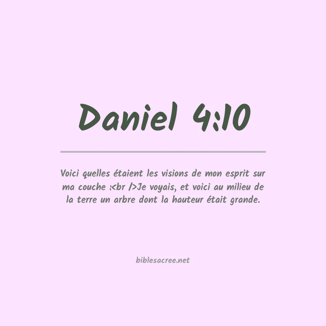 Daniel - 4:10