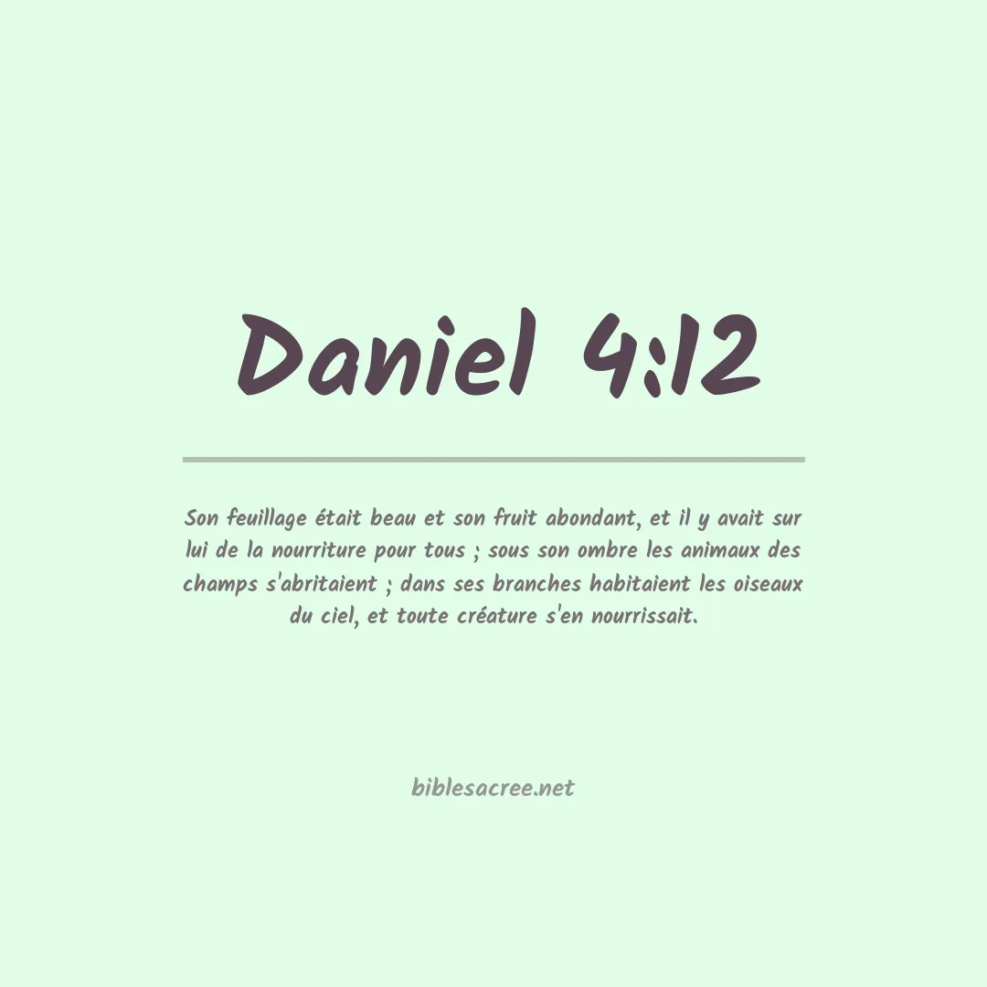 Daniel - 4:12