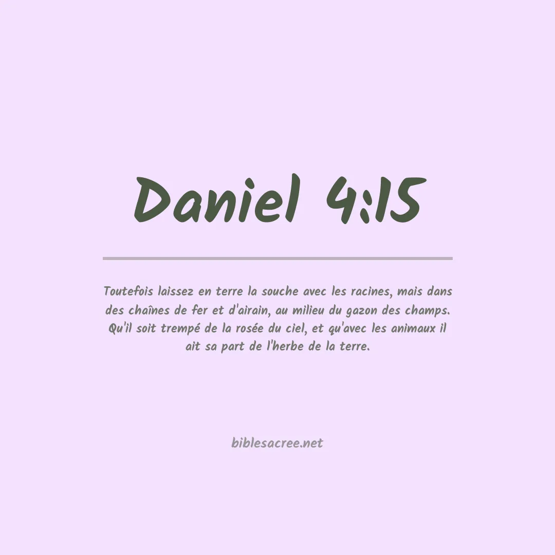 Daniel - 4:15