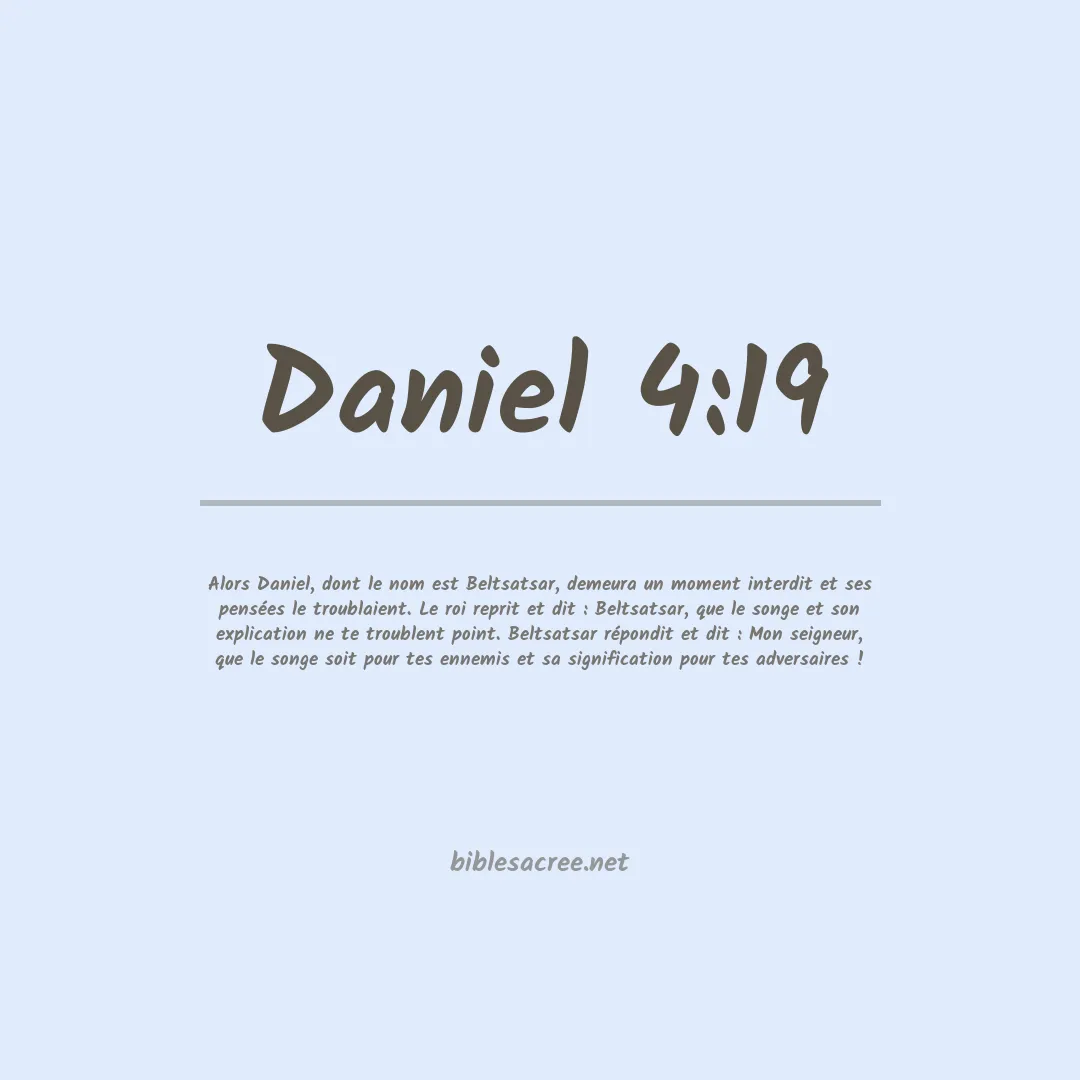 Daniel - 4:19