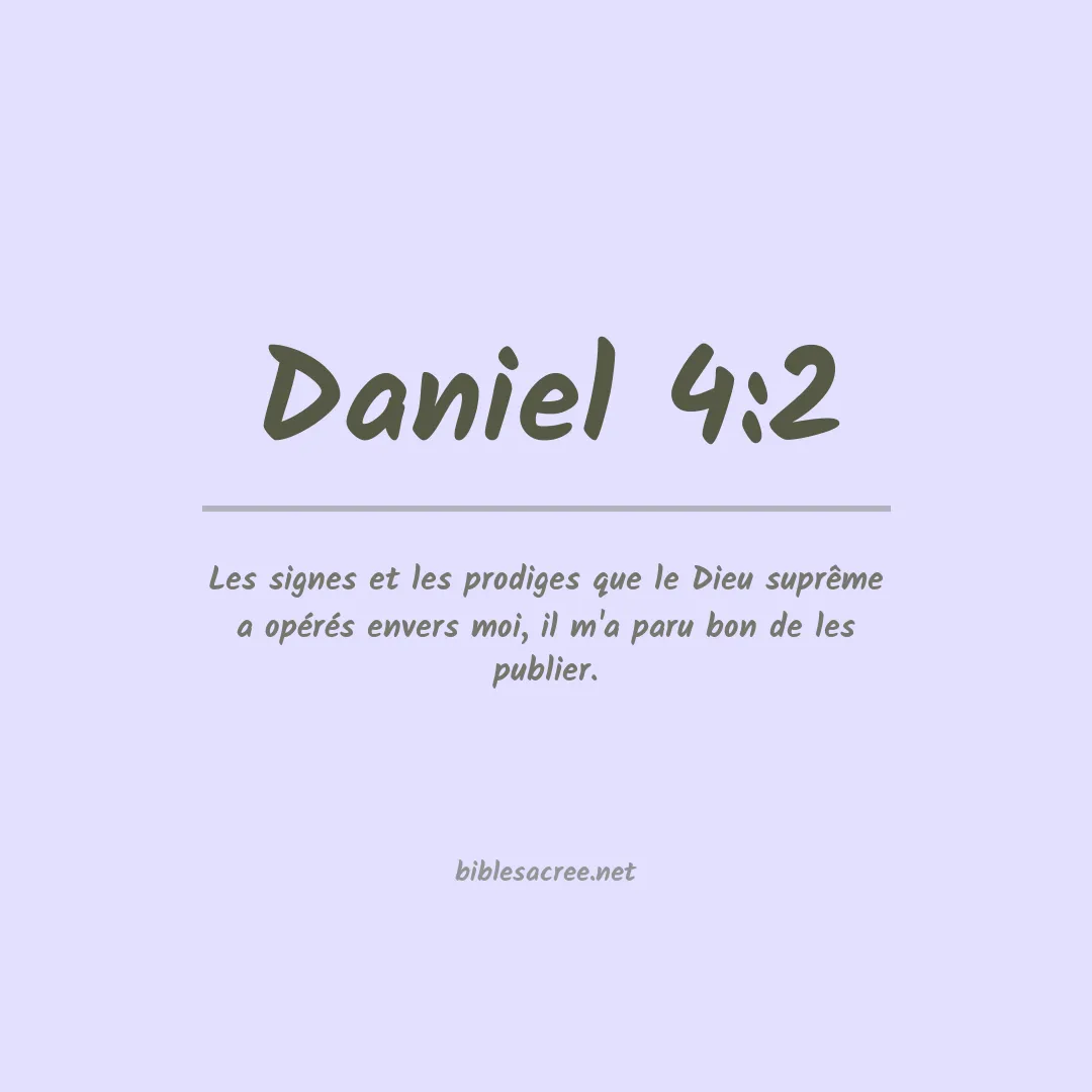 Daniel - 4:2
