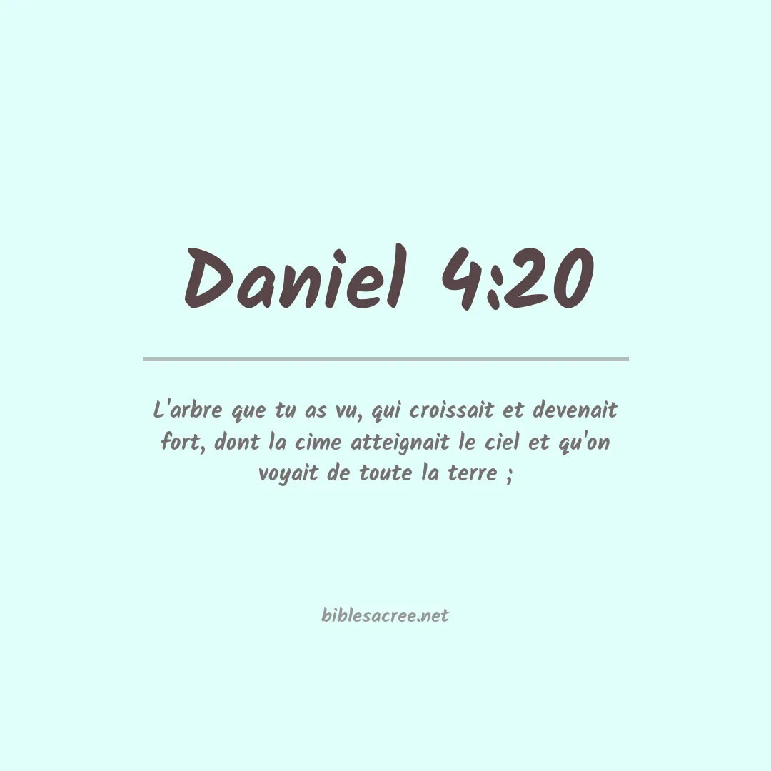 Daniel - 4:20