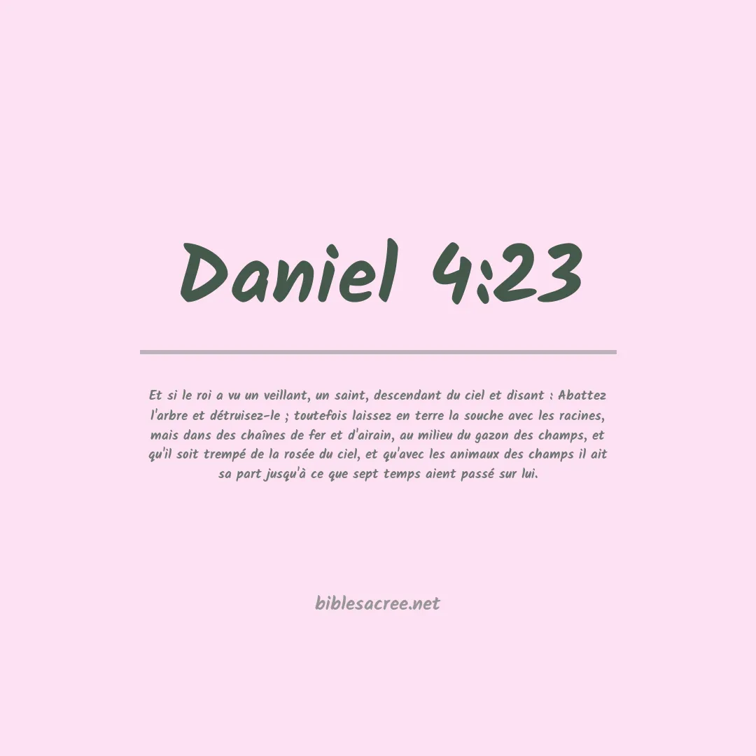 Daniel - 4:23
