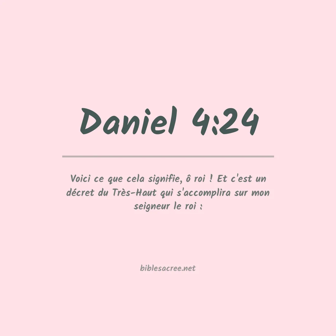 Daniel - 4:24