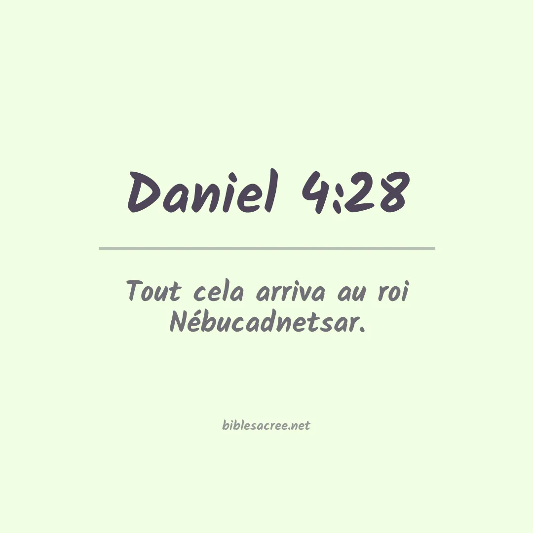 Daniel - 4:28
