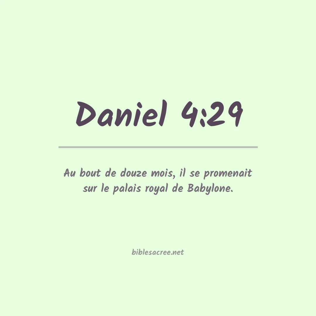 Daniel - 4:29