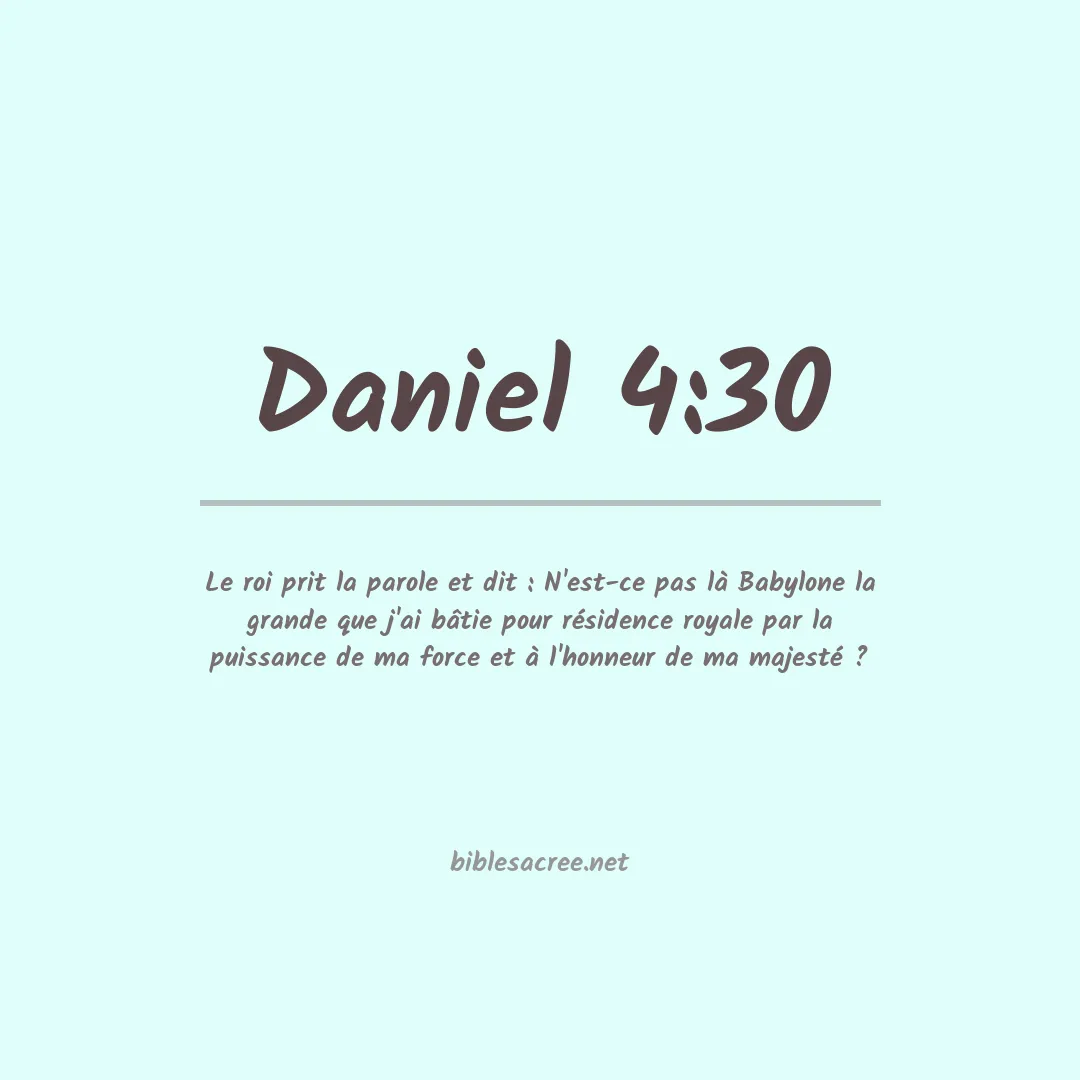 Daniel - 4:30
