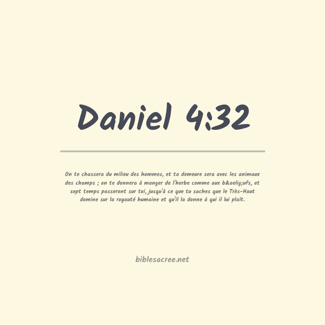 Daniel - 4:32