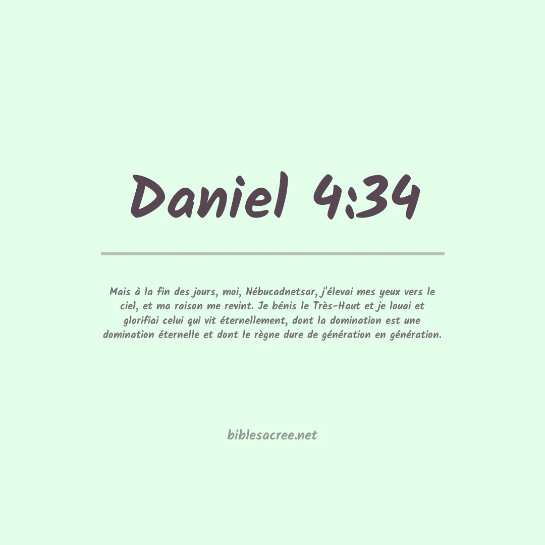 Daniel - 4:34