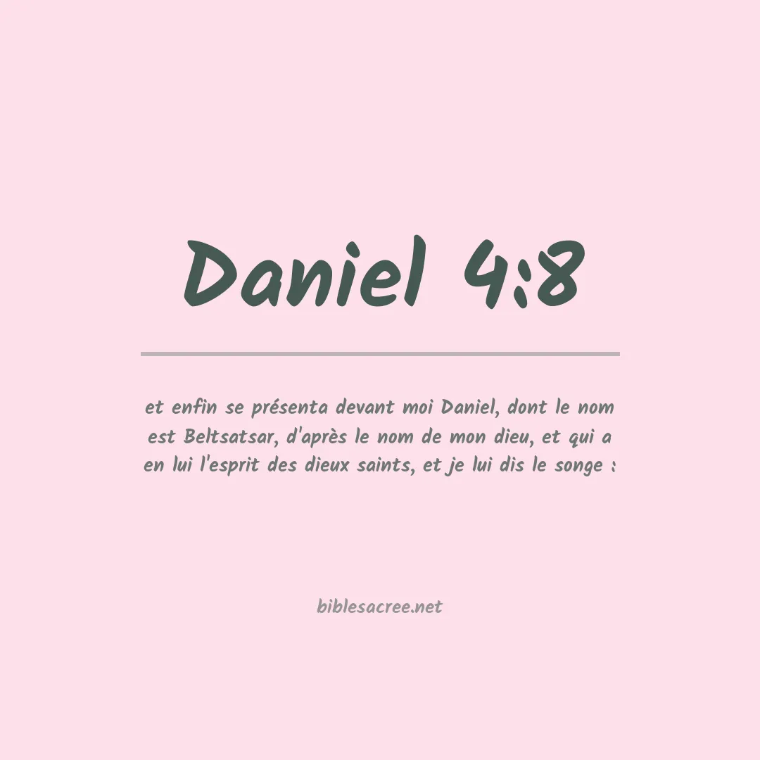 Daniel - 4:8