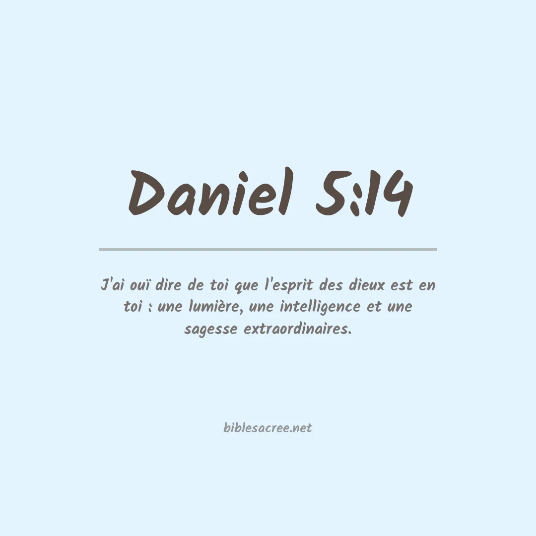Daniel - 5:14
