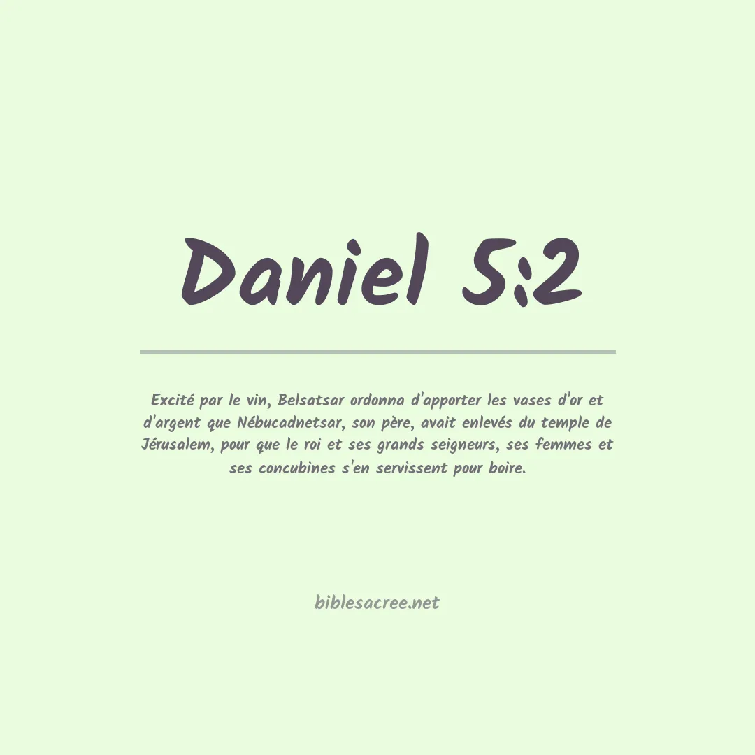Daniel - 5:2