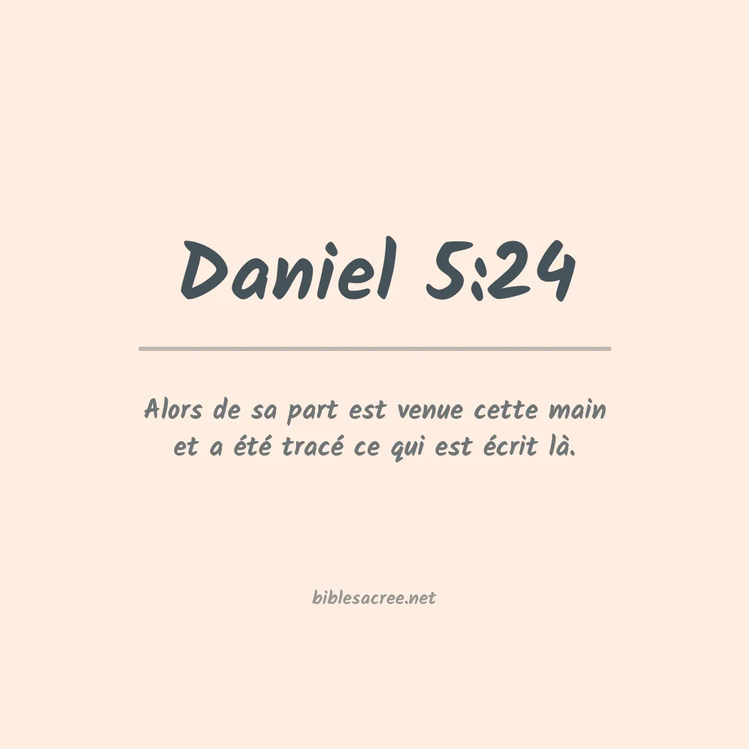 Daniel - 5:24