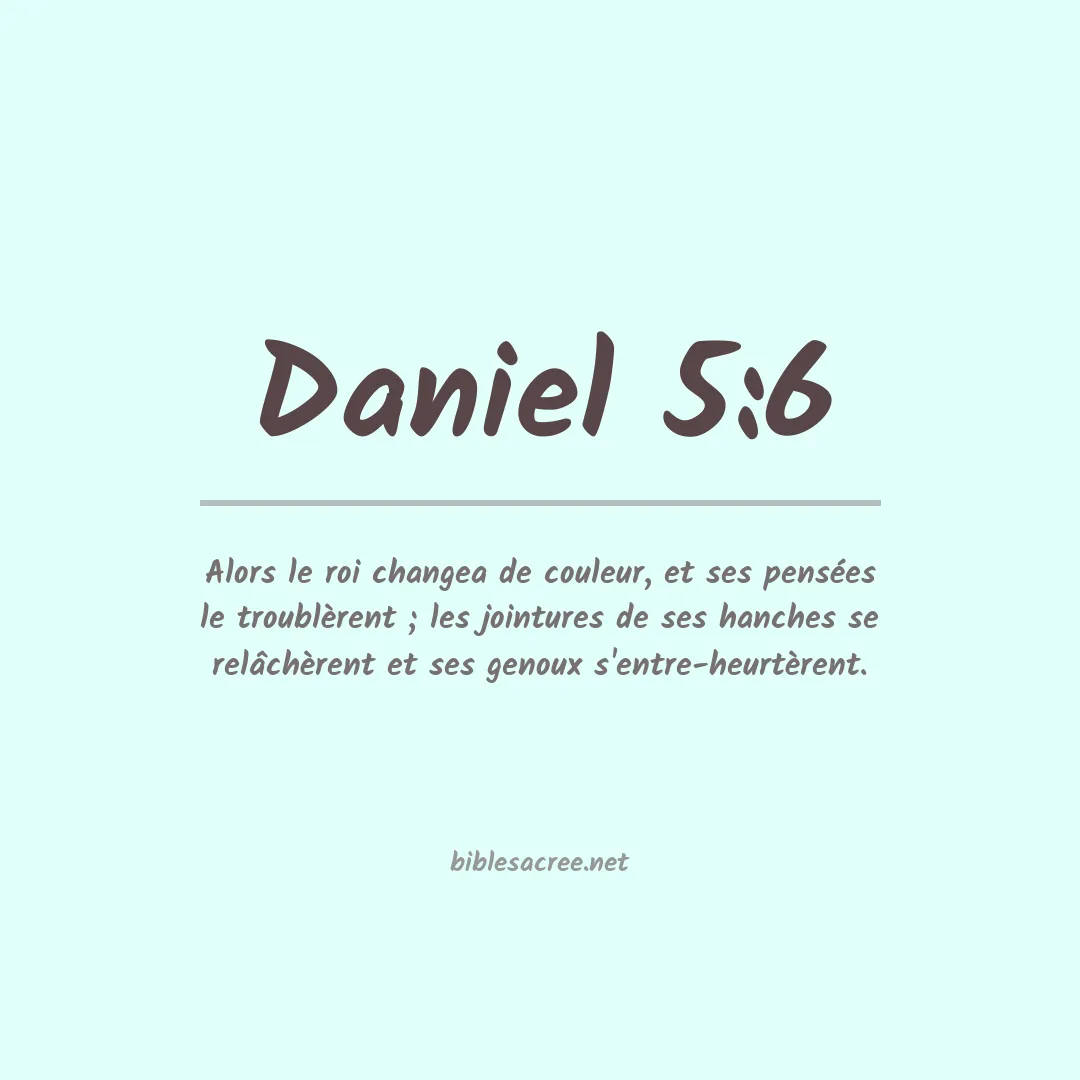 Daniel - 5:6