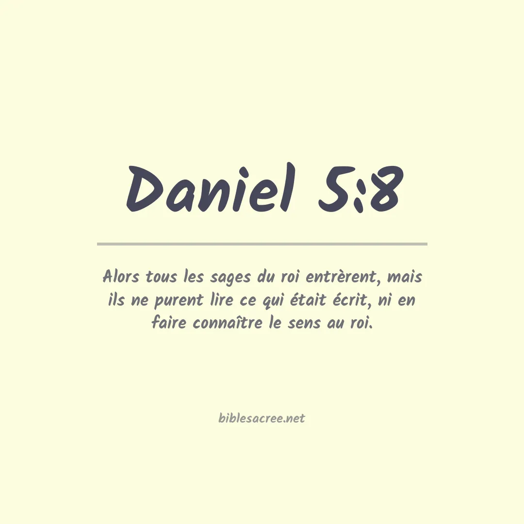Daniel - 5:8
