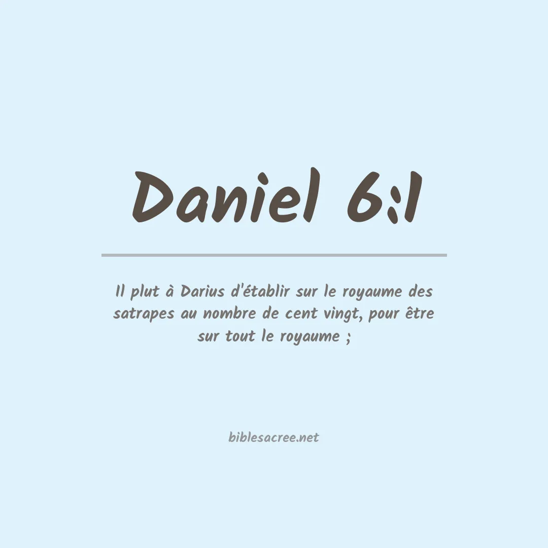 Daniel - 6:1
