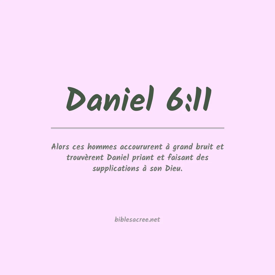 Daniel - 6:11
