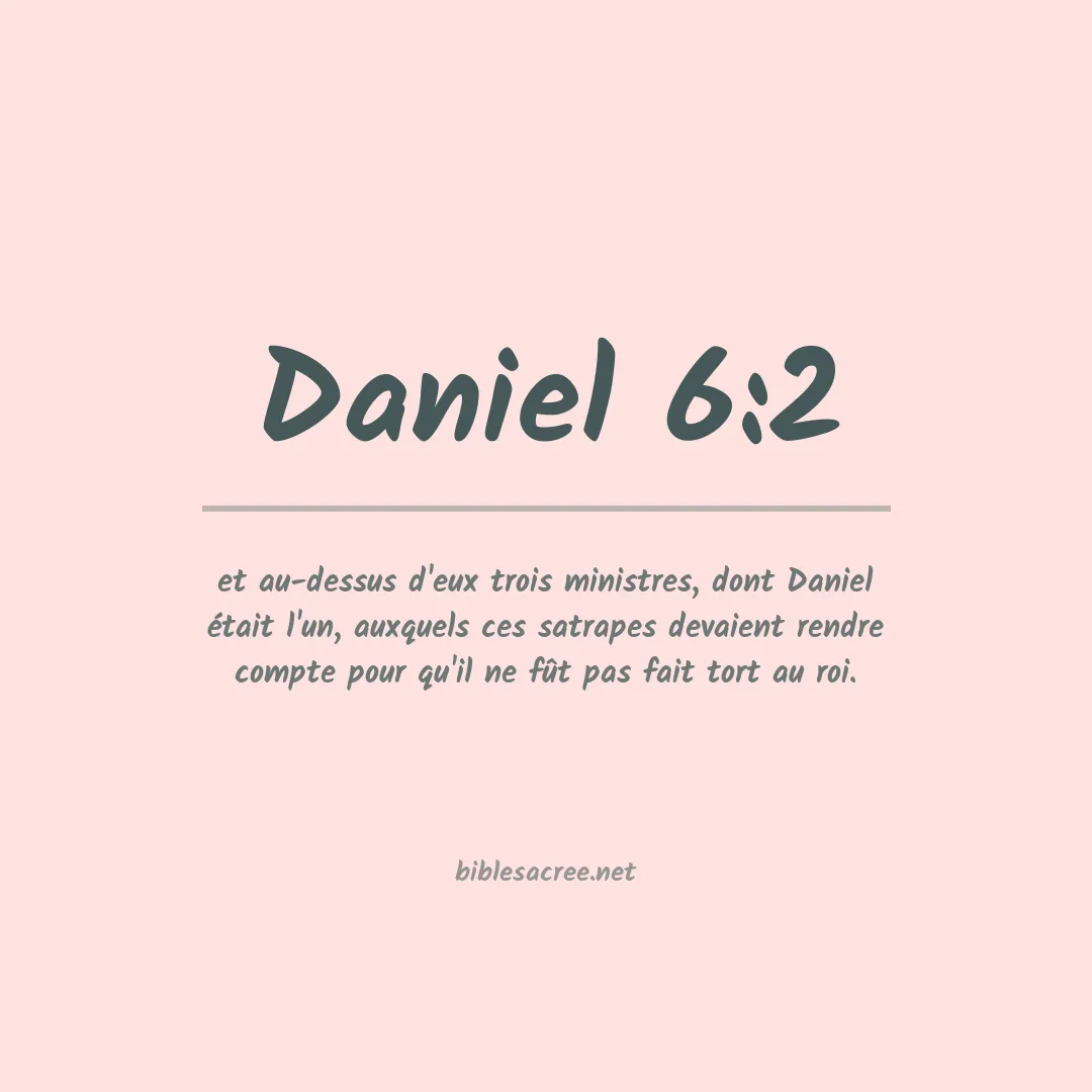 Daniel - 6:2