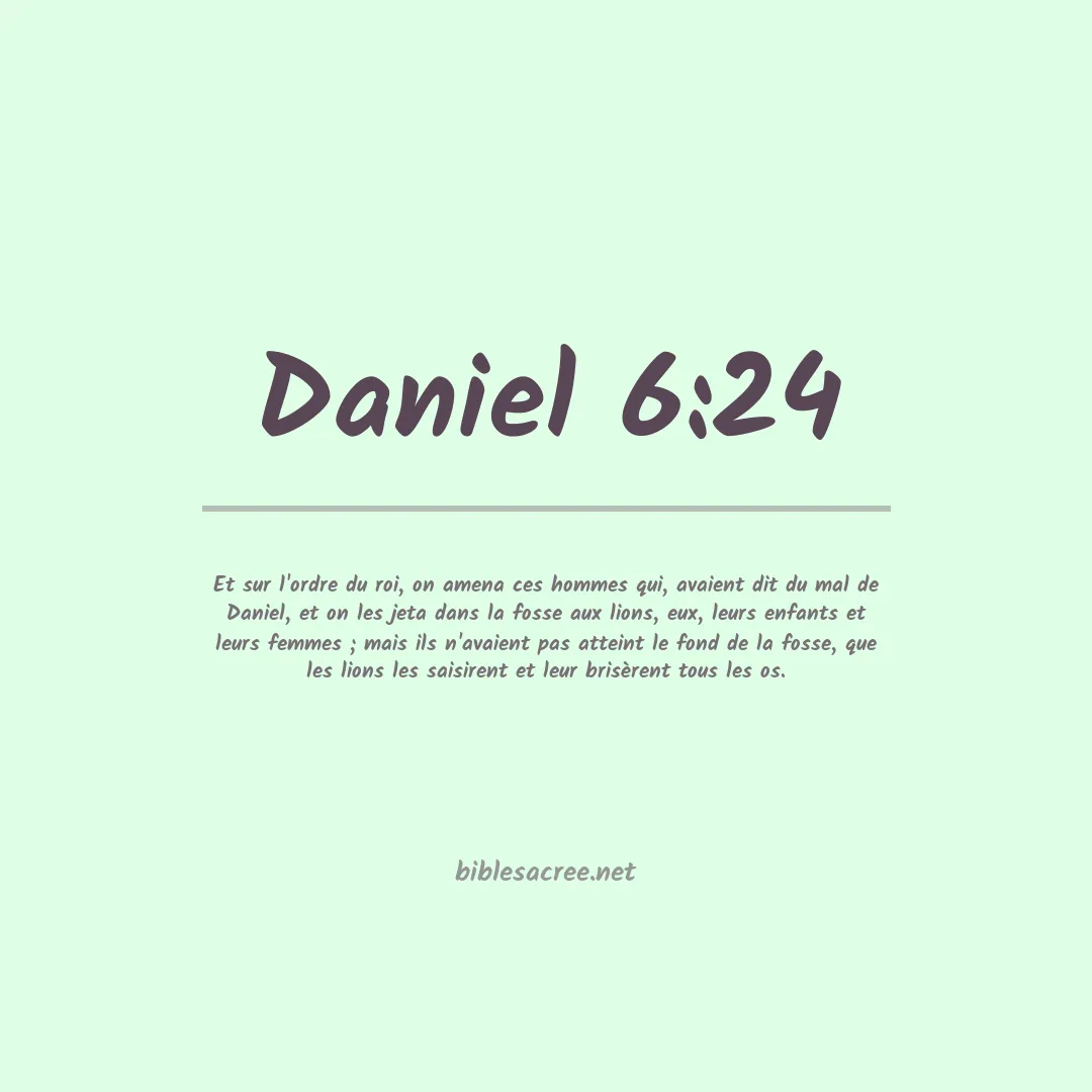 Daniel - 6:24