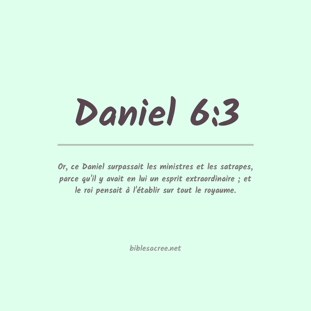 Daniel - 6:3
