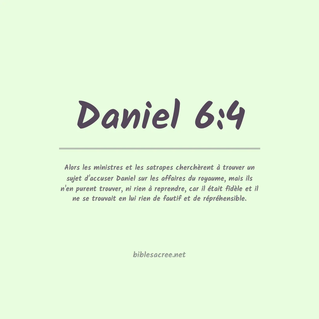 Daniel - 6:4