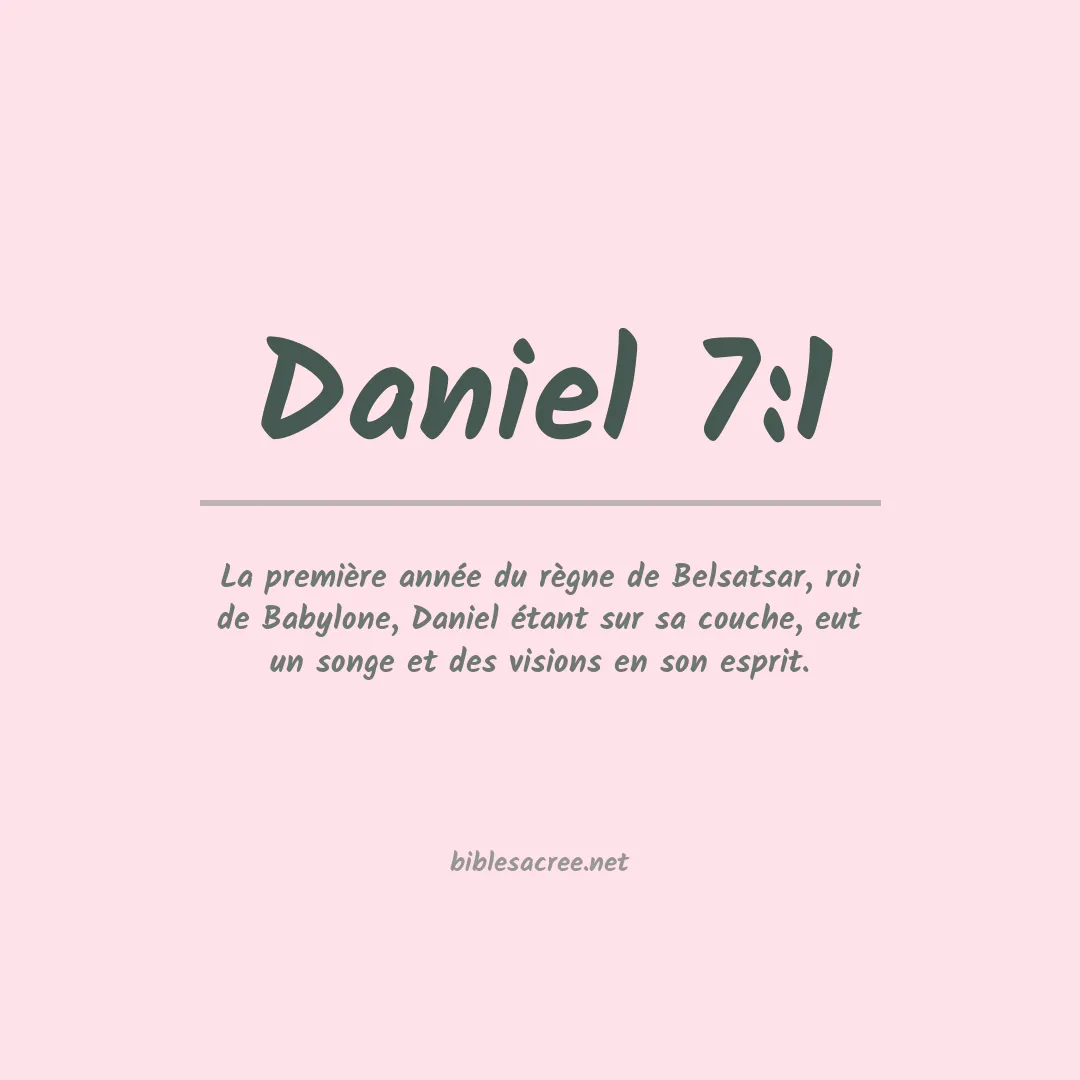 Daniel - 7:1