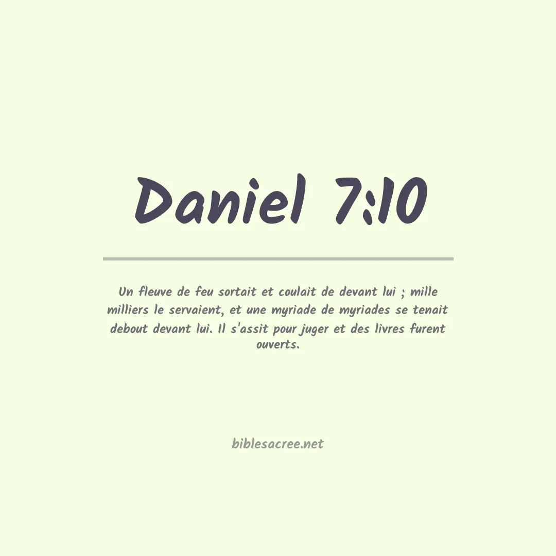 Daniel - 7:10