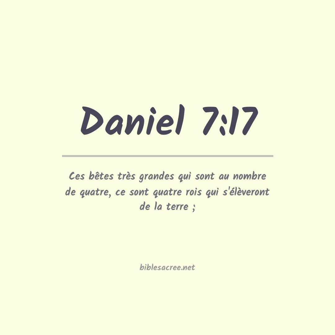 Daniel - 7:17