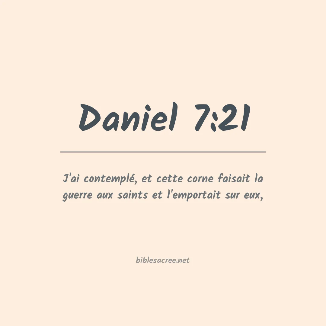 Daniel - 7:21