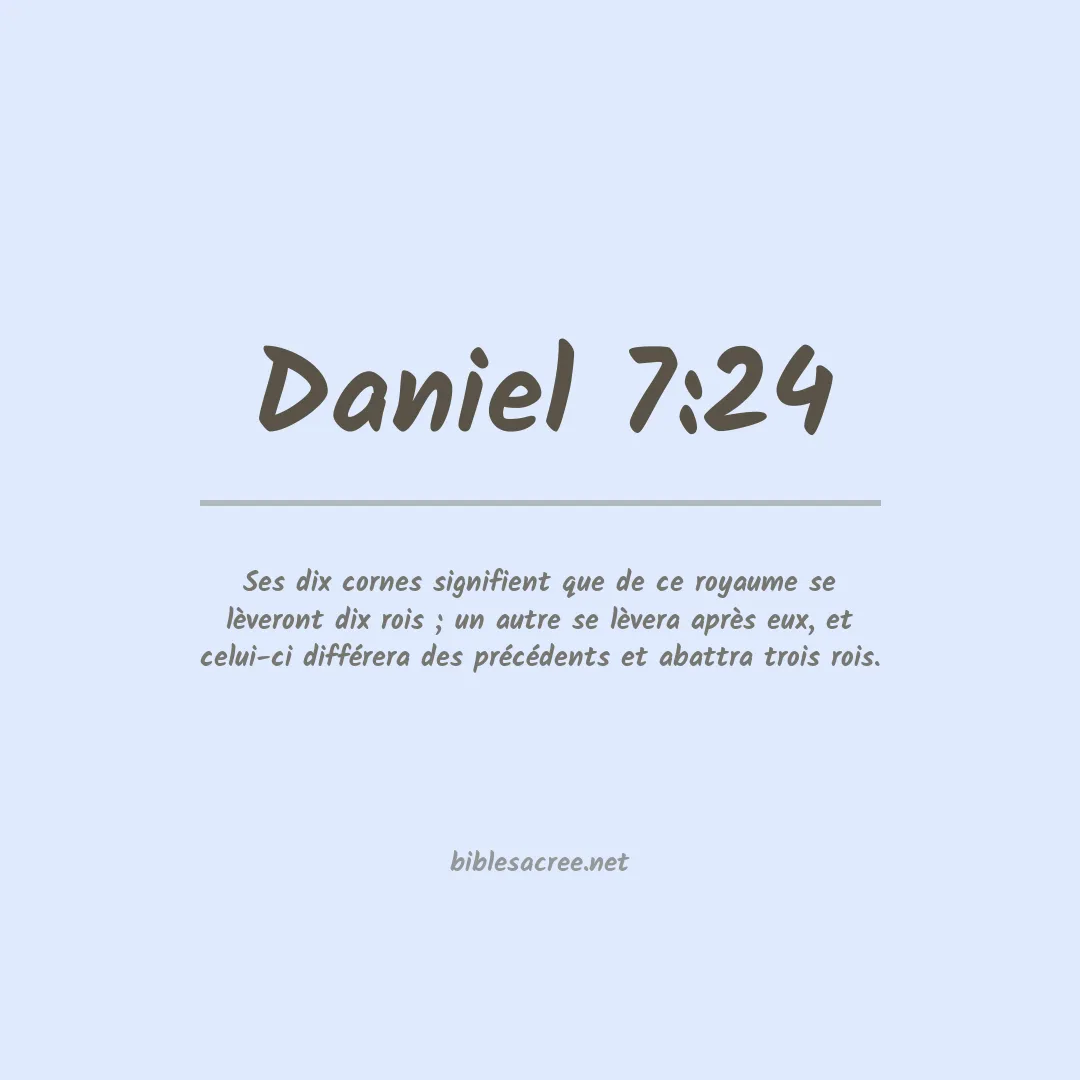 Daniel - 7:24