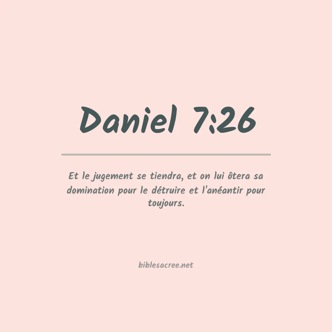 Daniel - 7:26