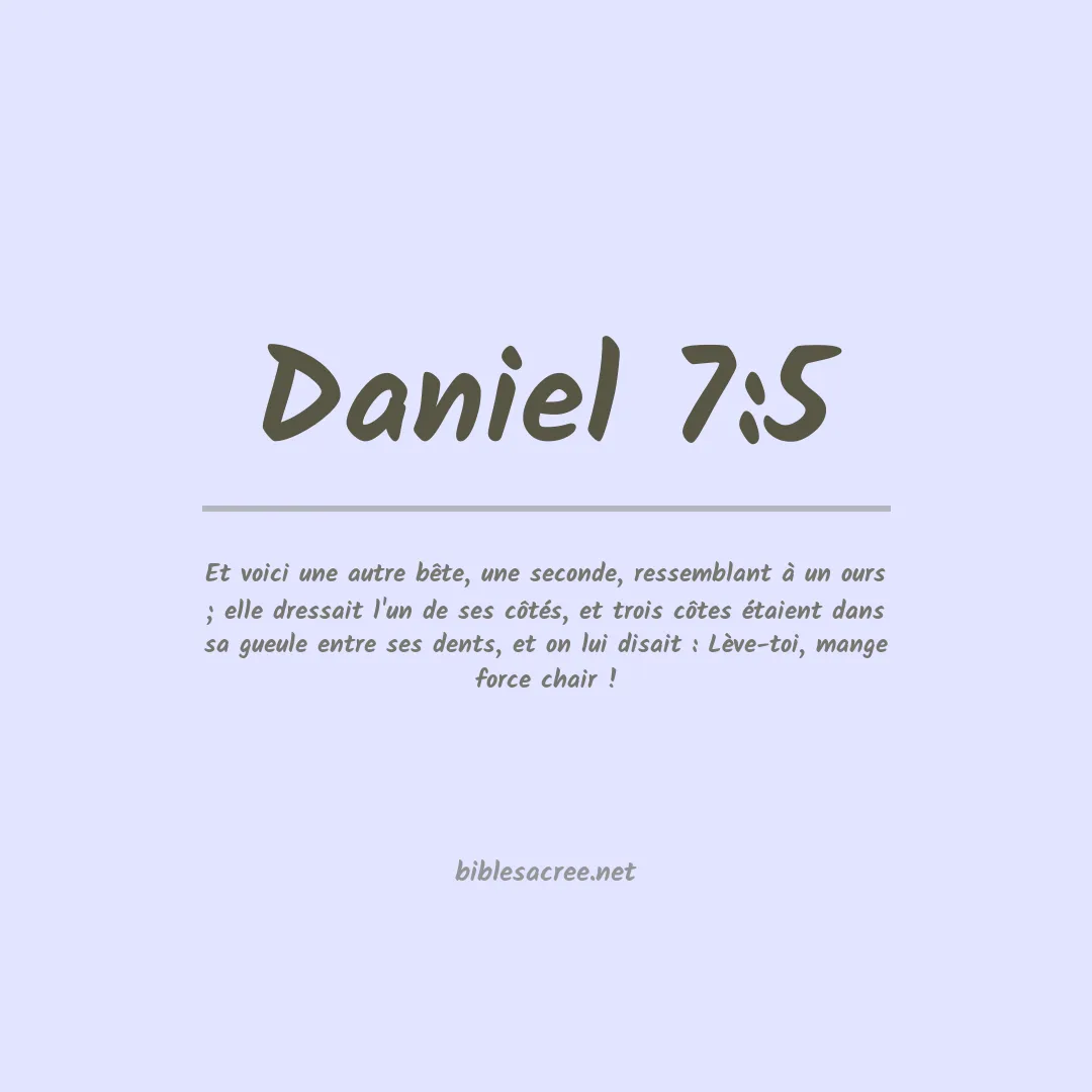 Daniel - 7:5
