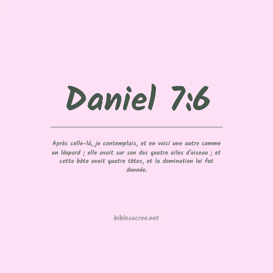 Daniel - 7:6