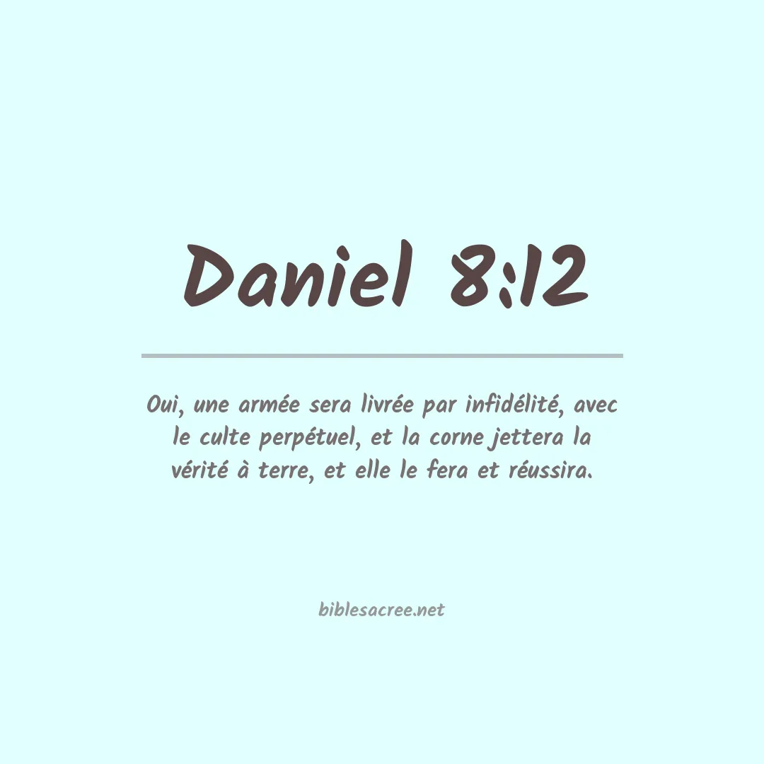 Daniel - 8:12