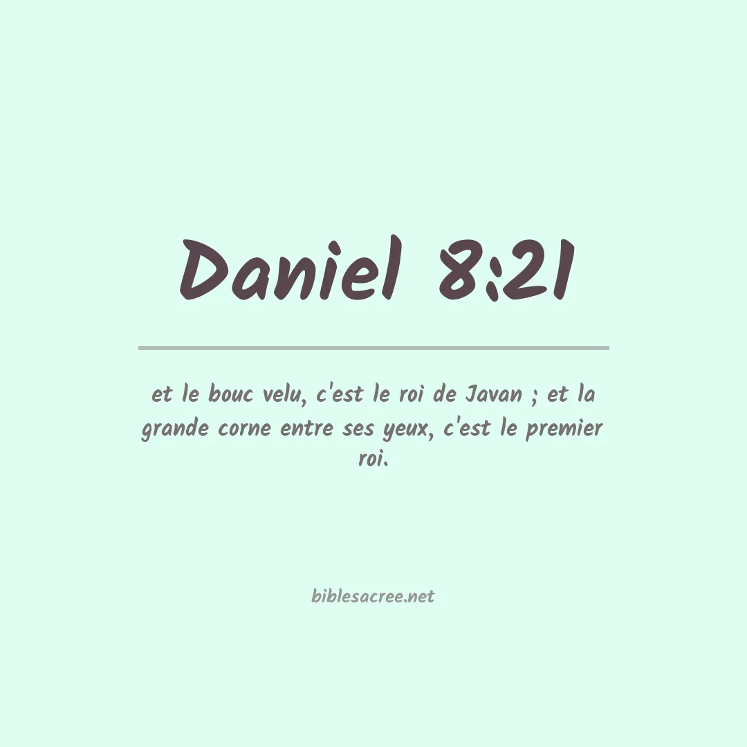 Daniel - 8:21