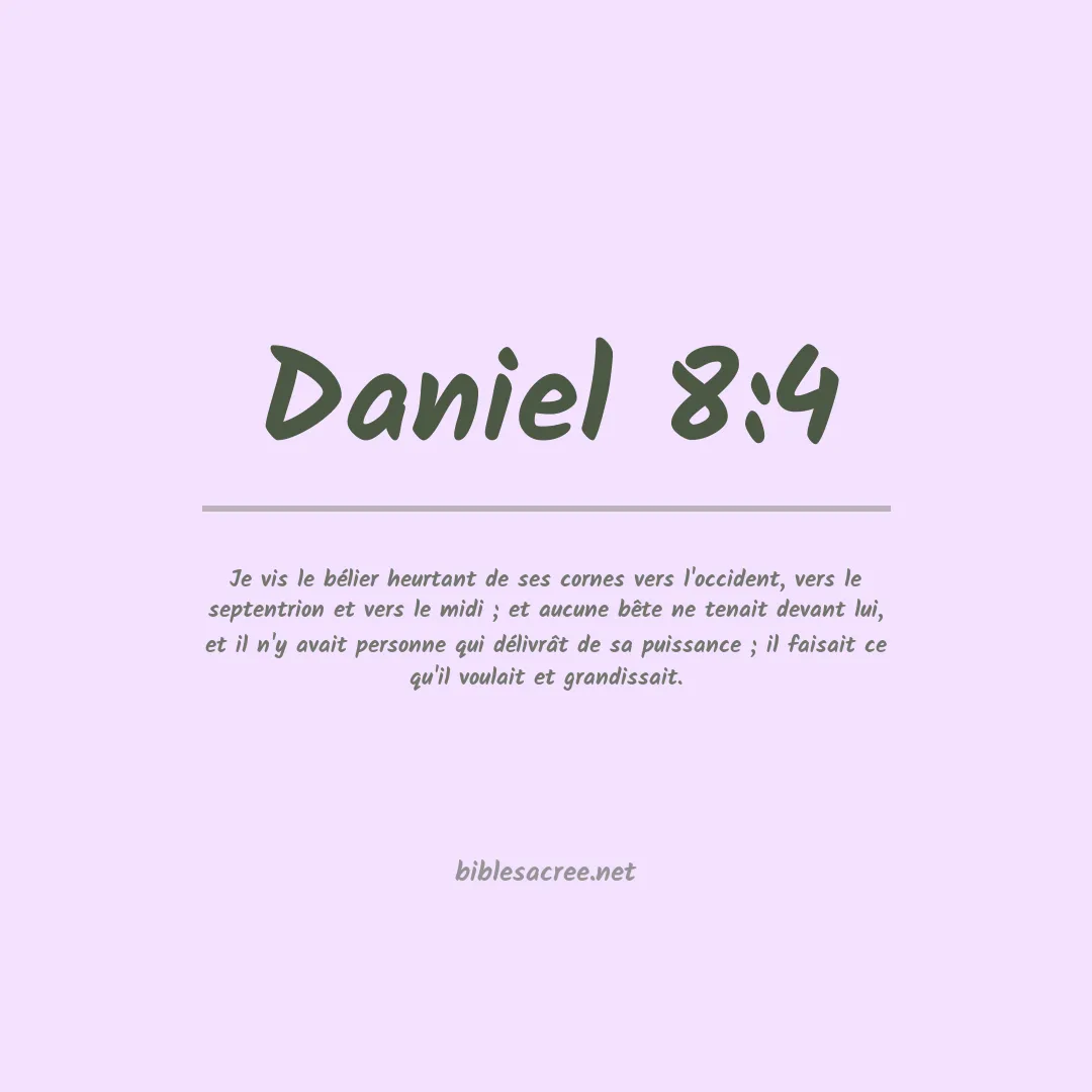 Daniel - 8:4