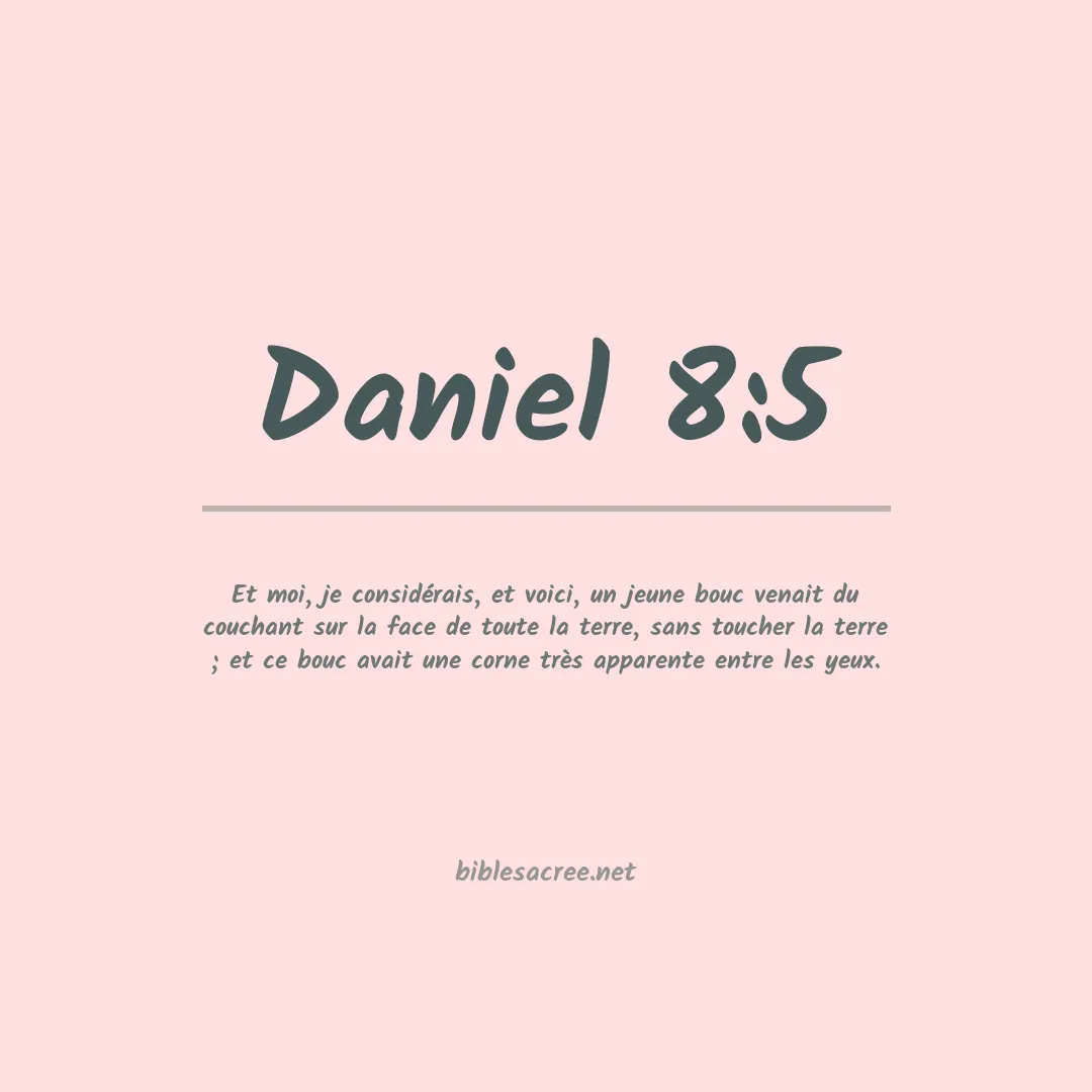 Daniel - 8:5