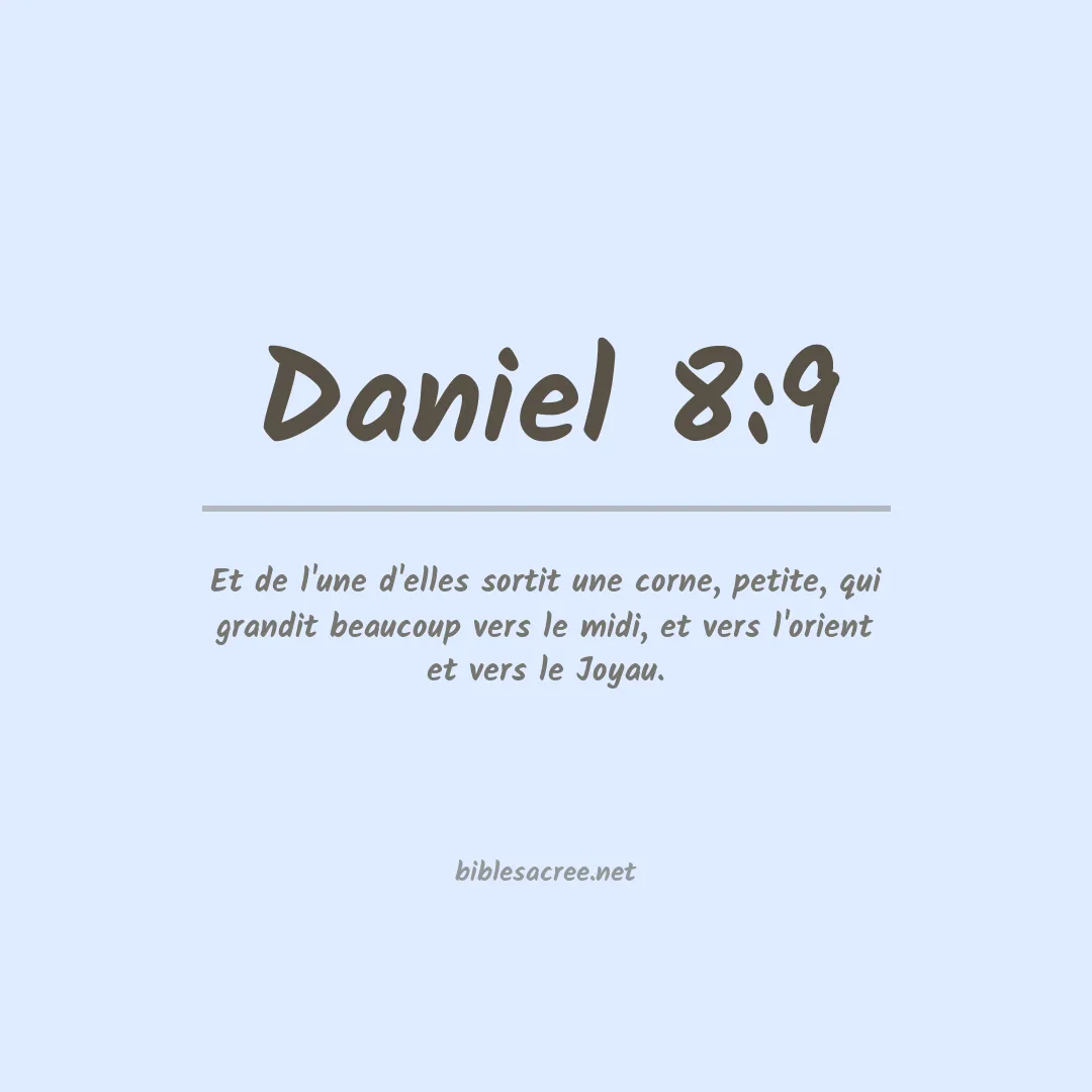 Daniel - 8:9