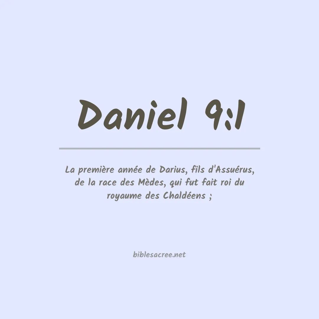Daniel - 9:1