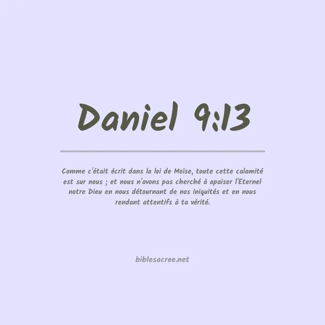 Daniel - 9:13