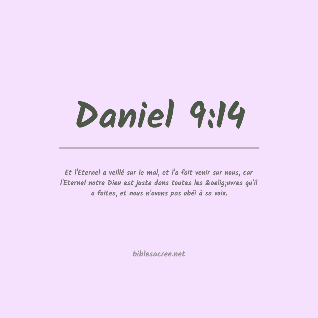Daniel - 9:14