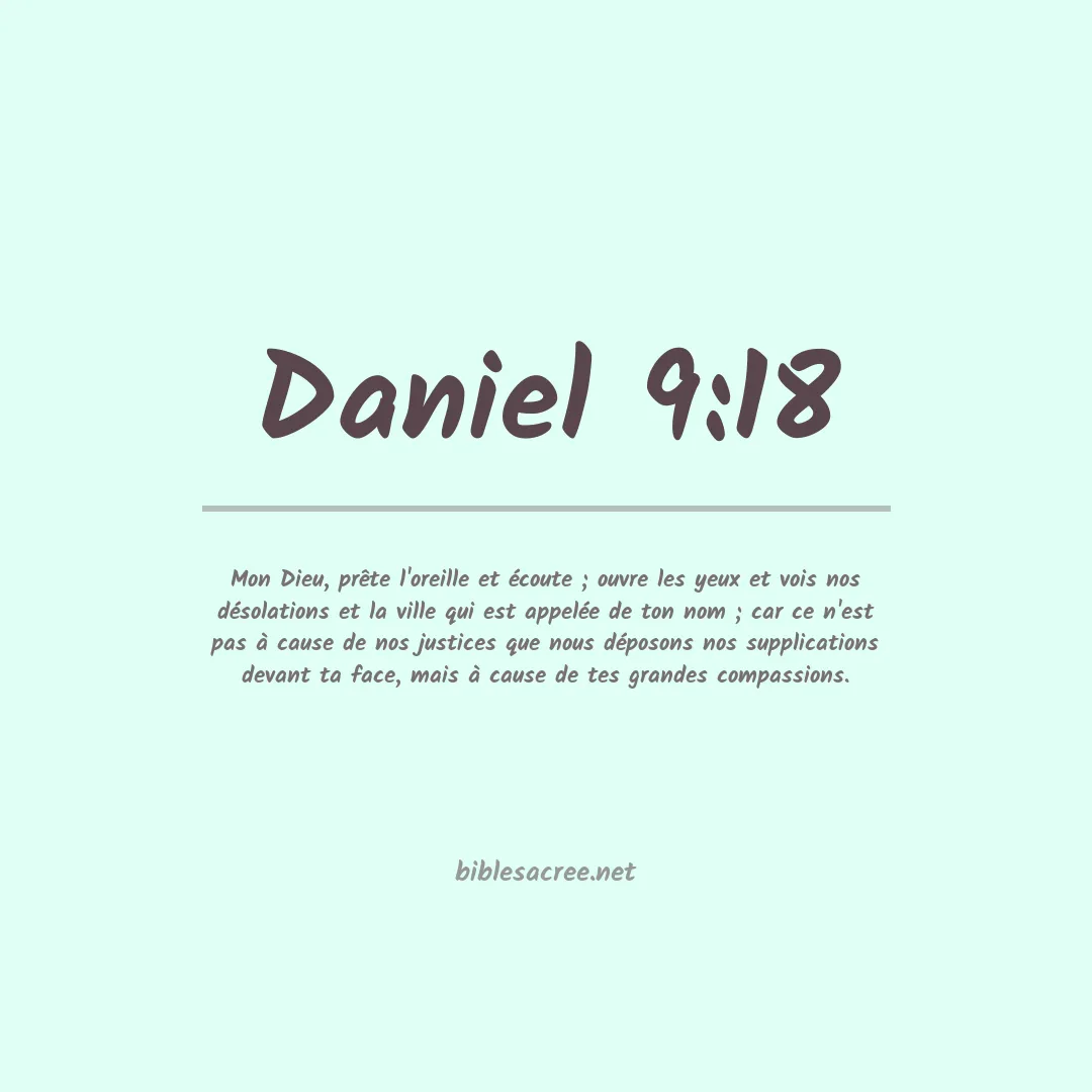 Daniel - 9:18