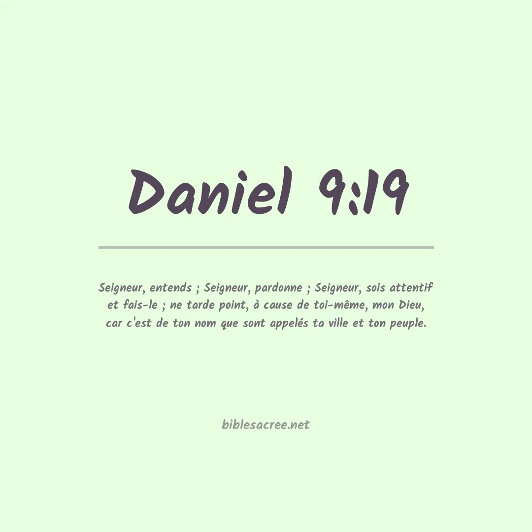 Daniel - 9:19